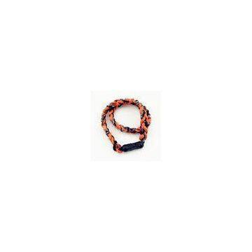 Soft Feeling Nylon Power Balance Necklace, Sports Titanium Braided Necklace for Gift