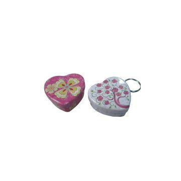 beautiful heart shape tin box for candies