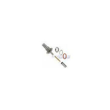 QMA Plug TV Cable Connector Right Angle Crimp for RG58 Cable , 195-Series Cable