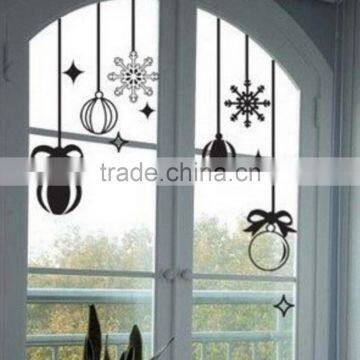 Christmas Ball Snowflake Show Window Shopwindow Wall Art Decor Sticker