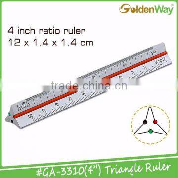 4" Metal Aluminium Ratio Scale Ruler