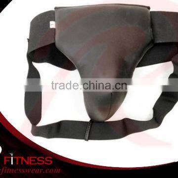 Shine Black Color Groin Guards, Karate Groin Protection