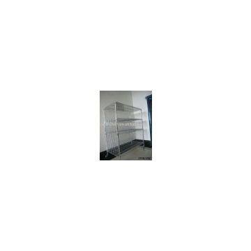 Heavy duty wire  shelf/Trolleys metal shelf/display rack