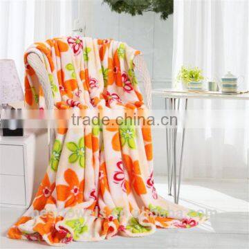 soft fleece printed flannel blanket stocklot