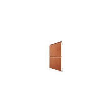steel wall panel with Wooden line