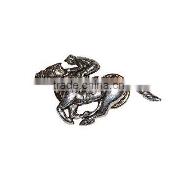 Pewter Pin - Racehorse and Jockey