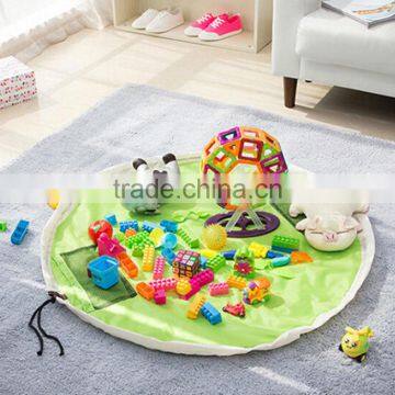 Drawstring Play Mat Lego Organizer Toy Storage Bag photo-6