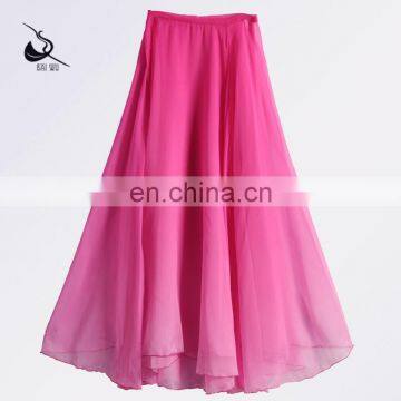 117145401 Tencel Long Skirt Ballet Dance Wrap Skirt photo-4