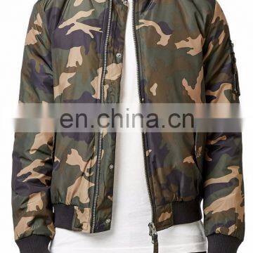 CAMOFLAGE fit CHEAP Bomber jacket, body fit USA winter bomber jacket/OEM service MA1pocket Mens Bomber jacket