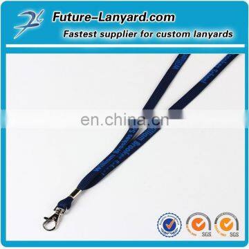 Dye sublimation smooth polyester lanyard for sale