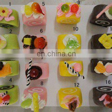 Simulation Food Artificial fake cake pvc Fridge Magnets MF-0059