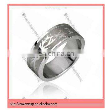 Surgical Steel Tribal Symbol Ring 2013 jewelry for boy cheap price