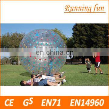 Crazy game!! Top quality 0.8mm/1.0mm PVC/TPU zorb inflatable ball,zorbing information,zorb ball youtube