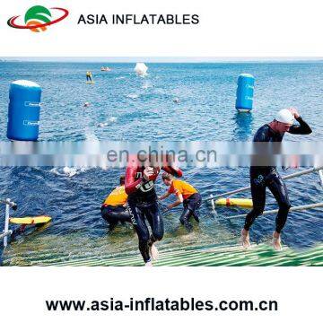 Inflatable Swim Buoys, Triangular Shape Marker Water Floating for Advertising