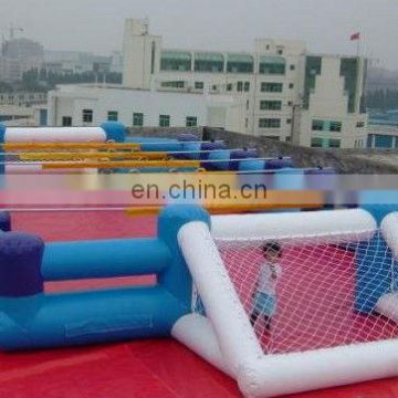 inflatable football field with net