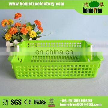 2014 korean style rectangle plastic vegetable storage basket