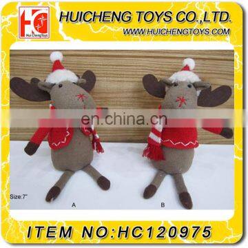 7 inch Christmas Decoration deer plush toys