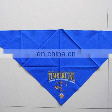 wholesale professional customize blue color pet bandana