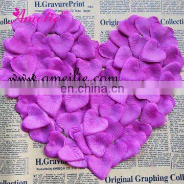 Heart silk flower petals bulk