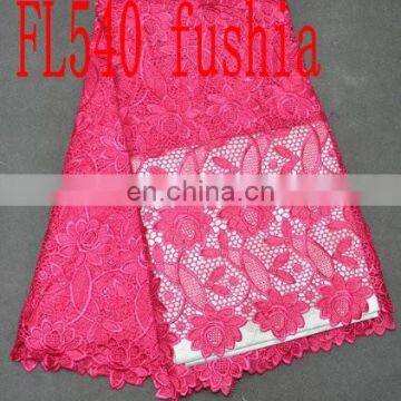 African Cord Lace Wedding Fabric for Dress(FL540)high Quality/best Price/prompt Delivery/in Stock photo-2