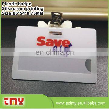 Hot Sale High Quality Cheap Price Cheap Custom Plastic Id Badge Manufacturer From China