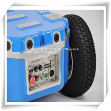 Aluminum Alloy Molding Whole Shapes Inflatable Rubber Wheel Robot Platform photo-5