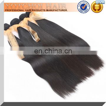 Natural color mixed length low price straight human hair 7a grade cheap 100% brazilian virgin hair