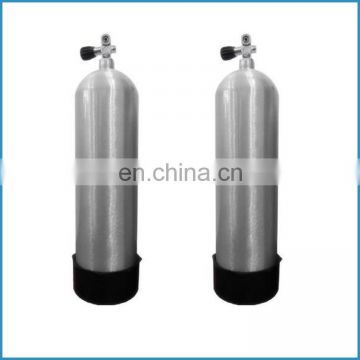 12L aluminum SCUBA gas tanks with sand blasting