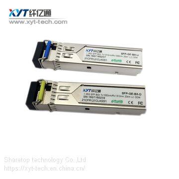 1ge WDM SFP 3km 10km 15km 20km Fiber Optical Transciever Module photo-3