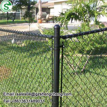 6ft security black vinyl chain link fence