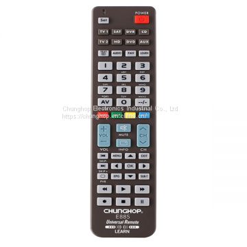 E885 OEM Manufacturer LED LCD HDTV Remote Control Universal IR Remotes with Learning Functions