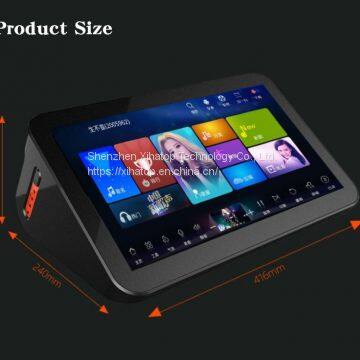 China Karaokee Mini Home Ktv Song Karaoke System Professional 15.6 Inch Portable Hard Disk Karaoke On Demand Player photo-2