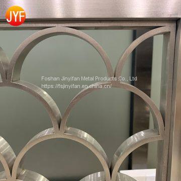 Privacy metal partition screens stainless steel inox metal product