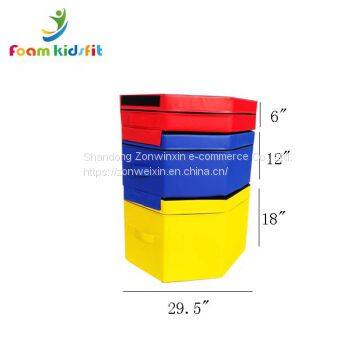 New Design Plyo Soft Octagonal Jump Box Octagonal Mat for Fitness Body Building photo-2