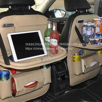 PU Leather Back Seat Organizer