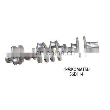 for PC300-7 PC360-7 excavator S6D114 engine crankshaft 6742-01-1570