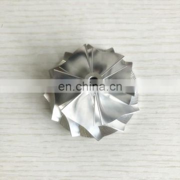 RHF5 44.90/58.00mm 6+6 blades high performance Billet/milling/aluminum 2618 compressor wheel for VF54