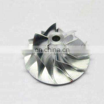 GT14 436133-0003 31.08/44.01mm 6+6 blades turbo milling/aluminum 2618/billet compressor wheel for 706680-0001/720243-0001