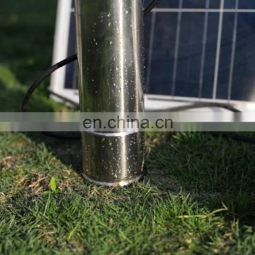 High Quality portable dc Solar deep well water pump Submersible Pump All stainless steel for bore and irrigation EMP510