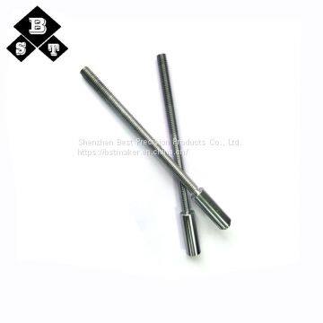 CNC lathe turning automatic stainless steel valve shaft machining