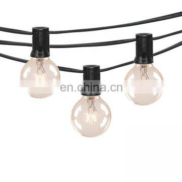 G40 Globe String Lights with incandescent Bulbs Serial Light Decoration 25ft 50ft 100ft 110V