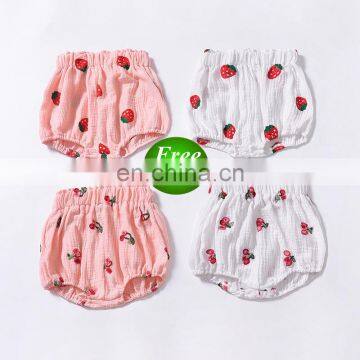 2019 Children's Strawberry Pants Babies Shorts Trousers Wholesale Clothing Fashion Trousers