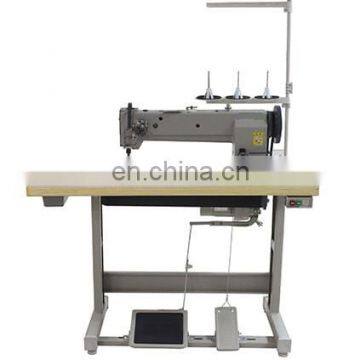 Double Needles Heavy Duty Lockstitch Flat Bed Industrial Sewing Machine for Leather photo-7