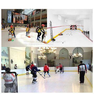 UHMWPE hockey floor skating plastic backyard hockey rinks ice rink liner floorball board