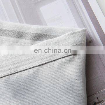 Custom Beautiful Color Stripe Cotton and Linen Yarn-dyed Jacquard Fabric Shade Blackout Finished Curtains for Home photo-5