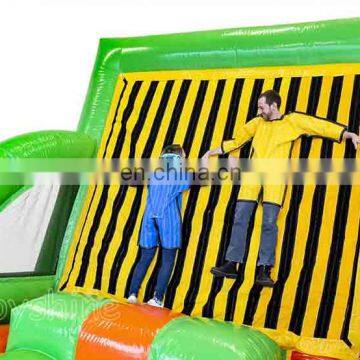 Jungle Themed Inflatable Sticky Climbing Wall Party Game Inflatable Climbing Tower For Sale photo-4