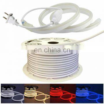 2835 SMD 220V Warm White Flexible Neon LED Strip Double Side Neon Tube Light photo-5