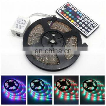 LED Strip Light SMD 2835 Flexible Led Light Strip RGB 5M Strips DC 12V+ Remote Control +Adapter