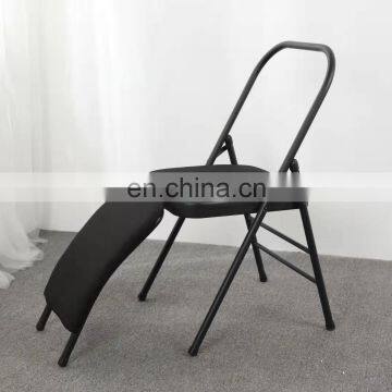 2021 Vivanstar Auxiliary Tool Backless Metal Yoga Folding Steel Chair