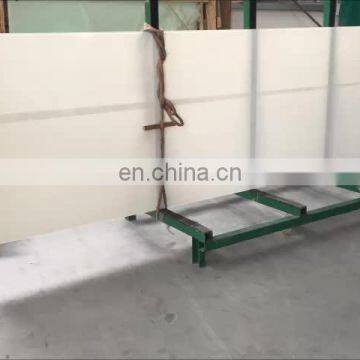 white painted tempered customizable glass building glass with polished edge guangdong painted glass